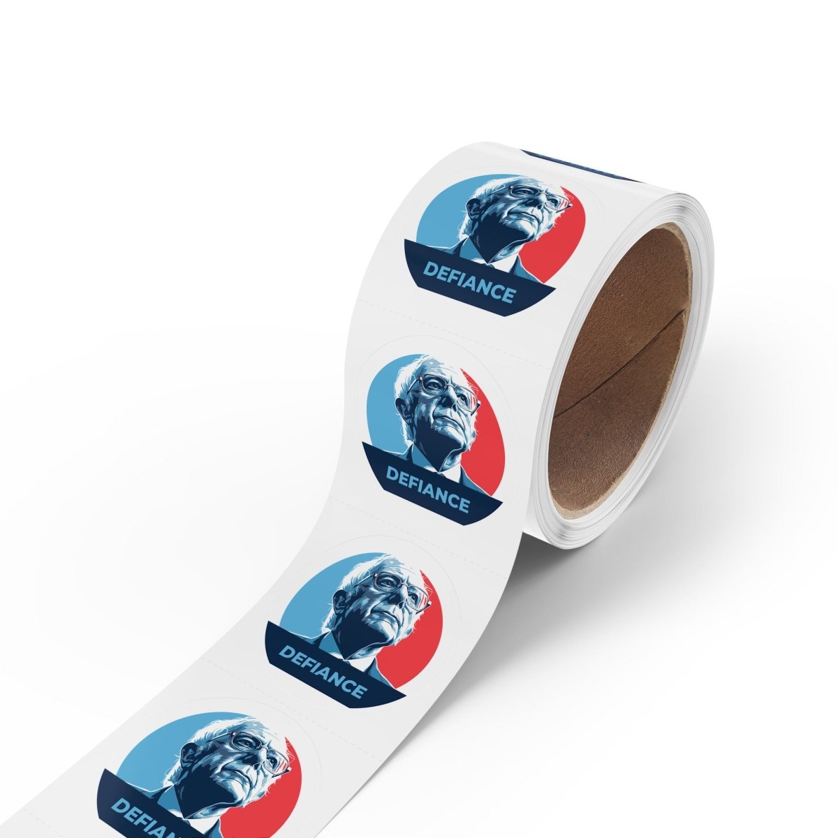 Free Oppression - Sticker Roll - Bernie Sanders Defiance - Round Vinyl Sticker Label Rolls - Anti Trump Protest "No Kings" Antifascist Decals