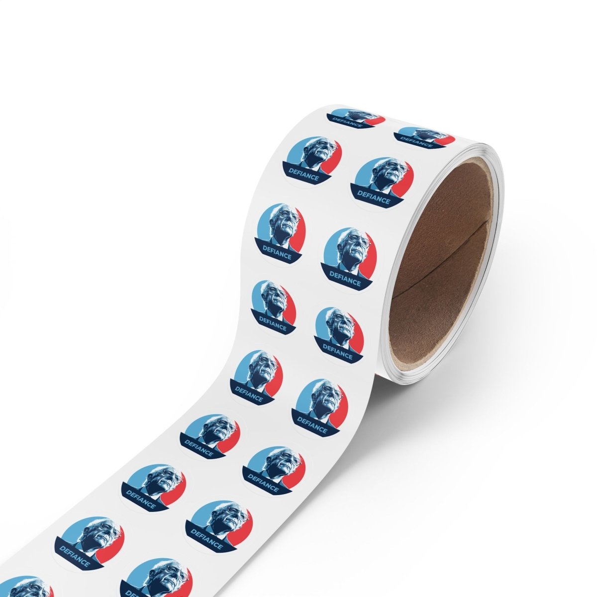 Free Oppression - Sticker Roll - Bernie Sanders Defiance - Round Vinyl Sticker Label Rolls - Anti Trump Protest "No Kings" Antifascist Decals