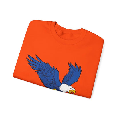 Free Oppression - Sweatshirt - Democracy Eagle vs. Fascist Snake – Anti - Fascist Symbol Sweatshirt