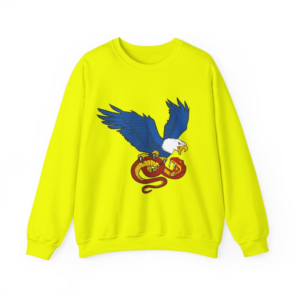 Free Oppression - Sweatshirt - Democracy Eagle vs. Fascist Snake – Anti - Fascist Symbol Sweatshirt