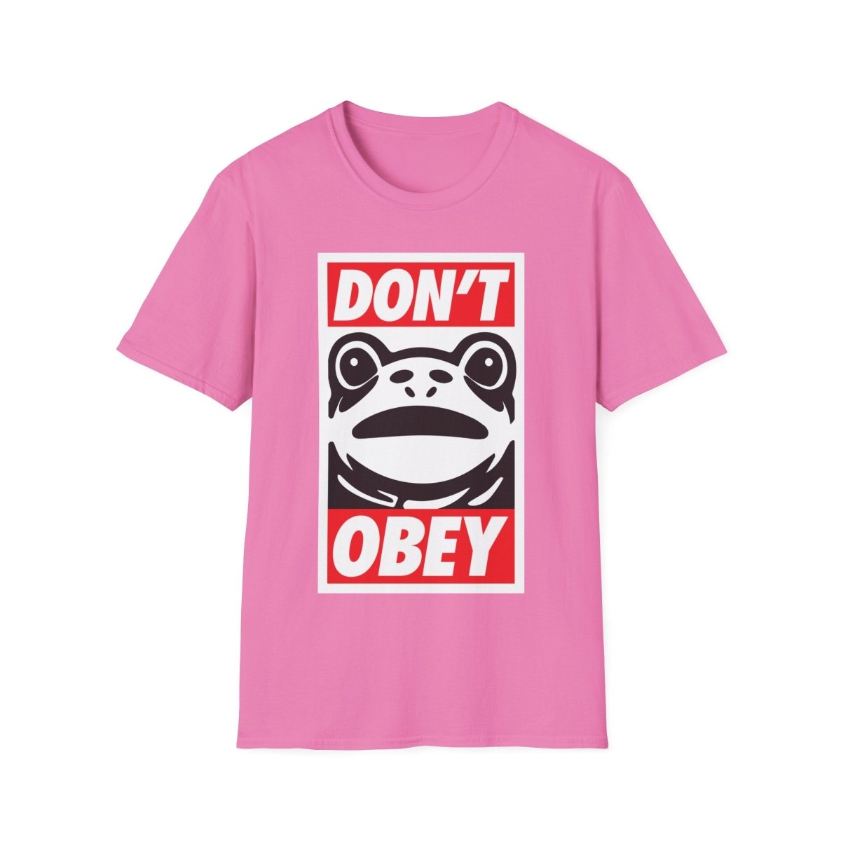 Free Oppression - T-Shirt - Don’t Obey – Anti - Authoritarian Frog T-Shirt