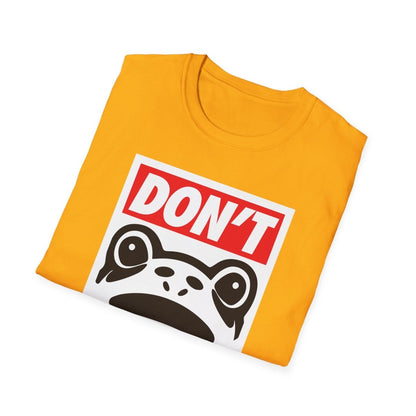 Free Oppression - T-Shirt - Don’t Obey – Anti - Authoritarian Frog T-Shirt