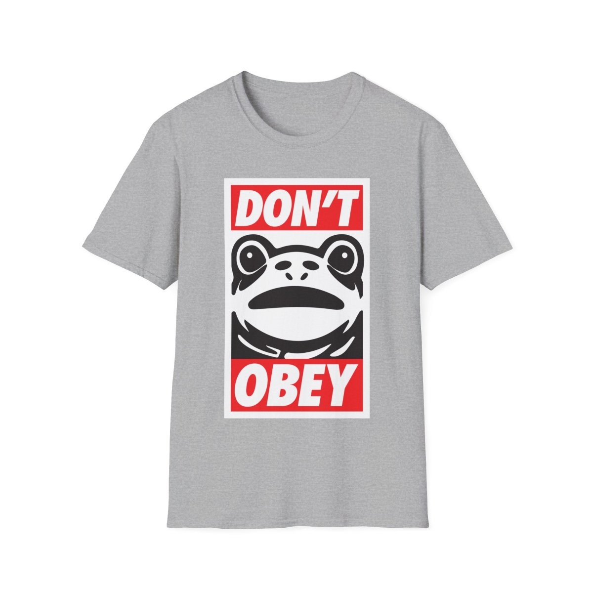 Free Oppression - T-Shirt - Don’t Obey – Anti - Authoritarian Frog T-Shirt