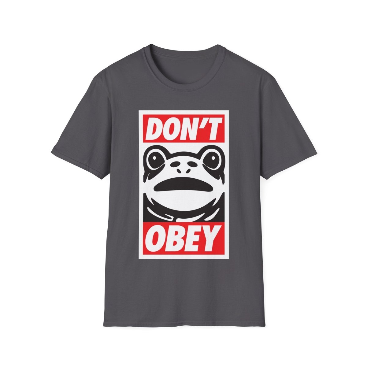 Free Oppression - T-Shirt - Don’t Obey – Anti - Authoritarian Frog T-Shirt