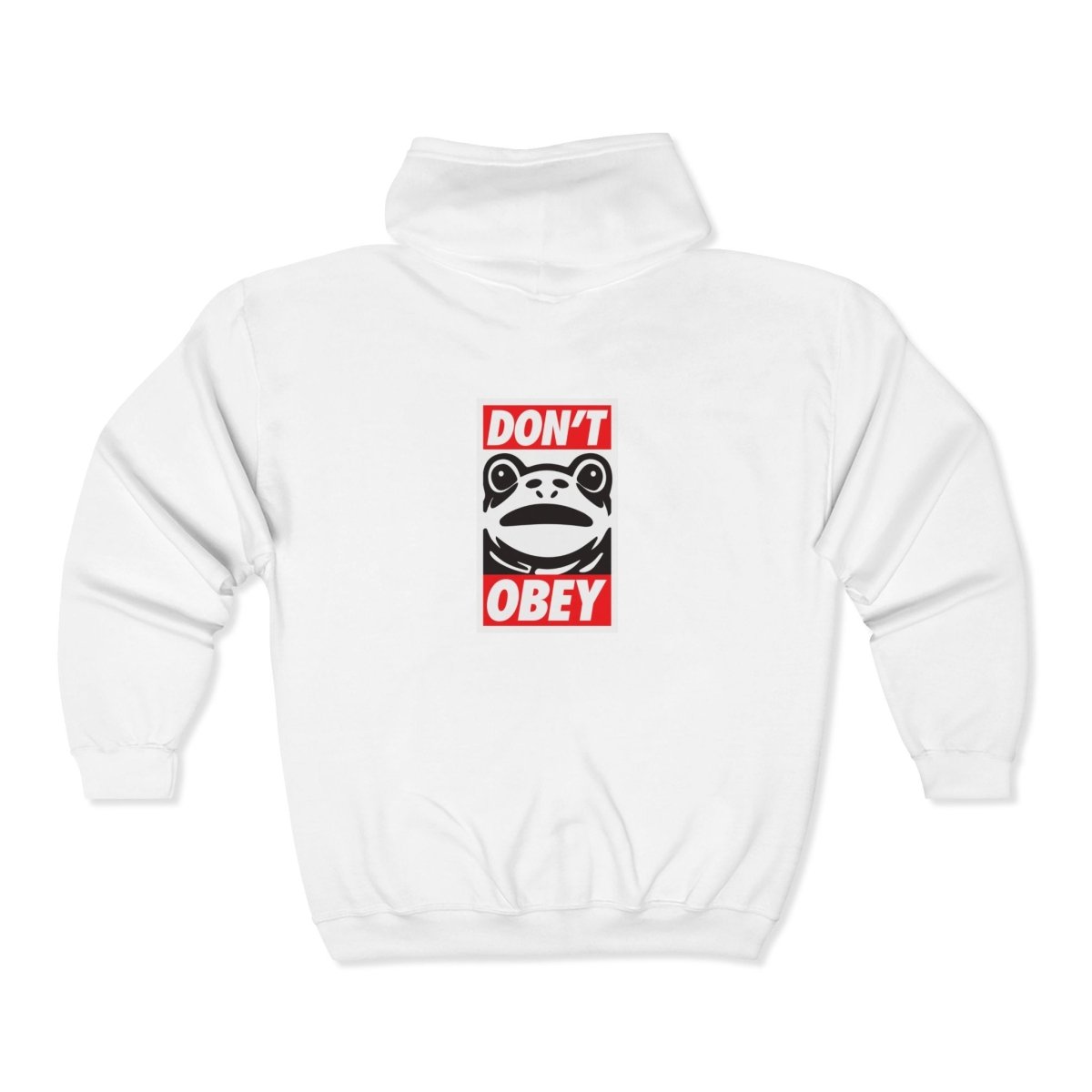 Free Oppression - Hoodie - Don't Obey Unisex – Anti Authoritarian Full Zip Hoodie