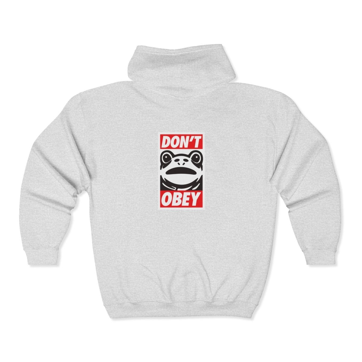 Free Oppression - Hoodie - Don't Obey Unisex – Anti Authoritarian Full Zip Hoodie