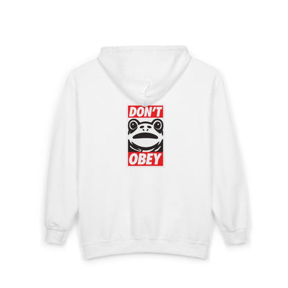 Free Oppression - Hoodie - Don't Obey Unisex – Anti Authoritarian Full Zip Hoodie