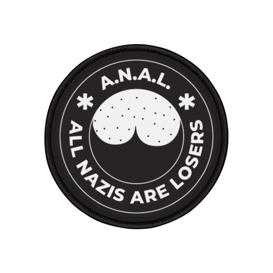 Free Oppression - Accessories - All Nazis Are Losers A.N.A.L. - Iron - On Patch