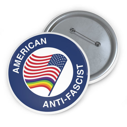 Free Oppression - Accessories - American Anti - Fascist Pin Button – Pro - Democracy Pride Badge, Political Activist Accessory for Equality & Freedom