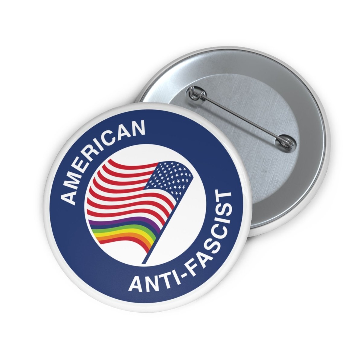 Free Oppression - Accessories - American Anti - Fascist Pin Button – Pro - Democracy Pride Badge, Political Activist Accessory for Equality & Freedom