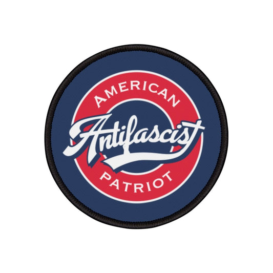 Free Oppression - Accessories - Antifascist American Patriot - Iron On Patch - Anti Fascist Embroidered Patch