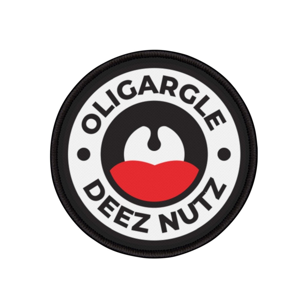 Free Oppression - Accessories - Oligargle Deez Nutz - Iron - On Patch