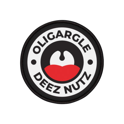 Free Oppression - Accessories - Oligargle Deez Nutz - Iron - On Patch