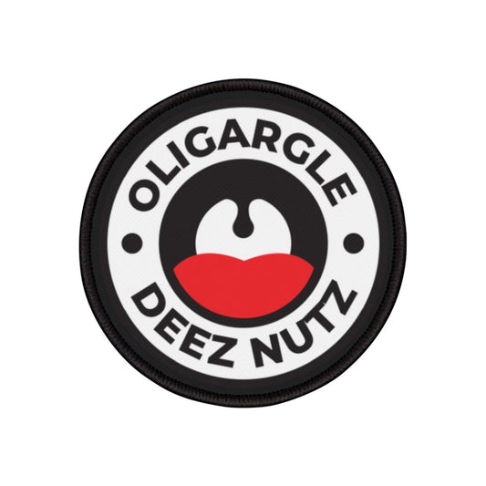 Free Oppression - Accessories - Oligargle Deez Nutz - Iron - On Patch