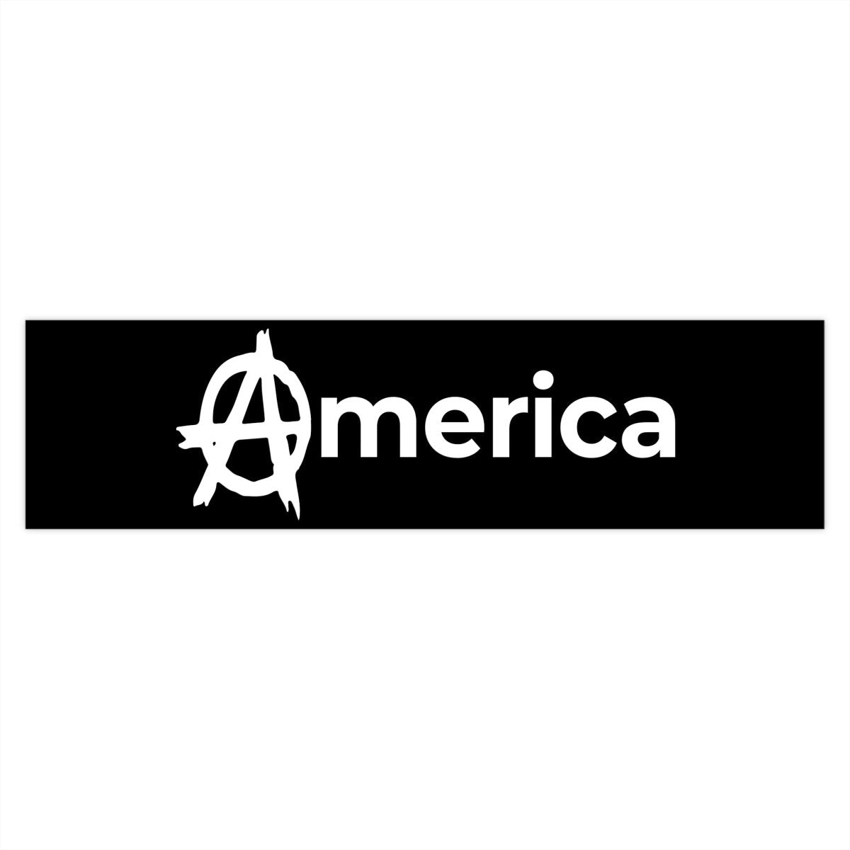 Free Oppression - Bumper Sticker - America Anarchy "A" – Bumper Sticker