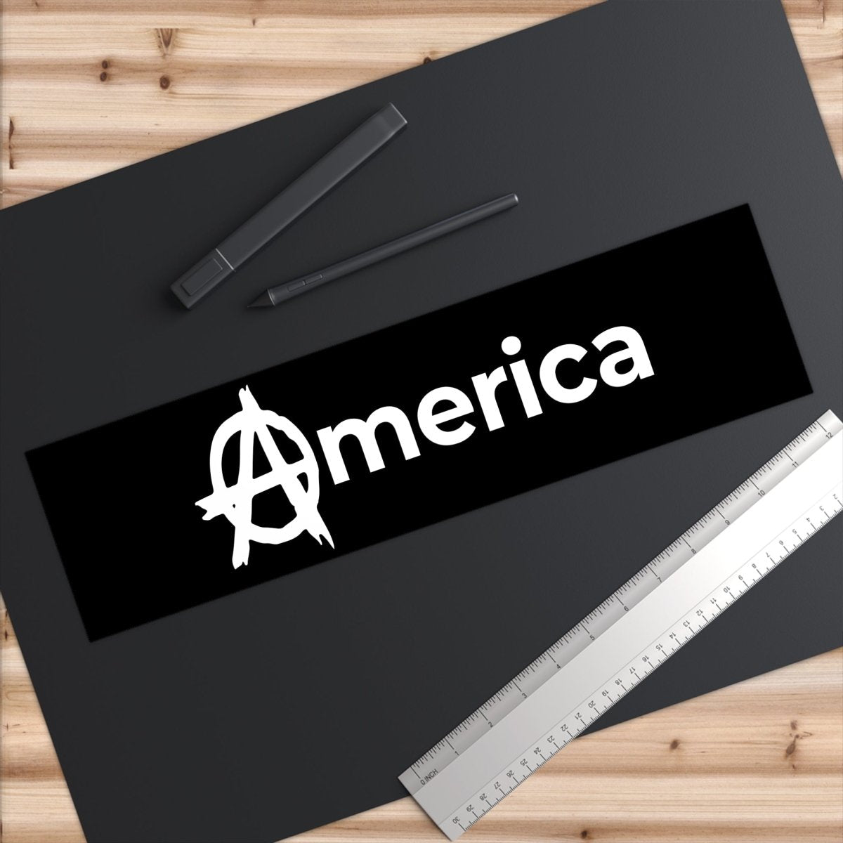 Free Oppression - Bumper Sticker - America Anarchy "A" – Bumper Sticker