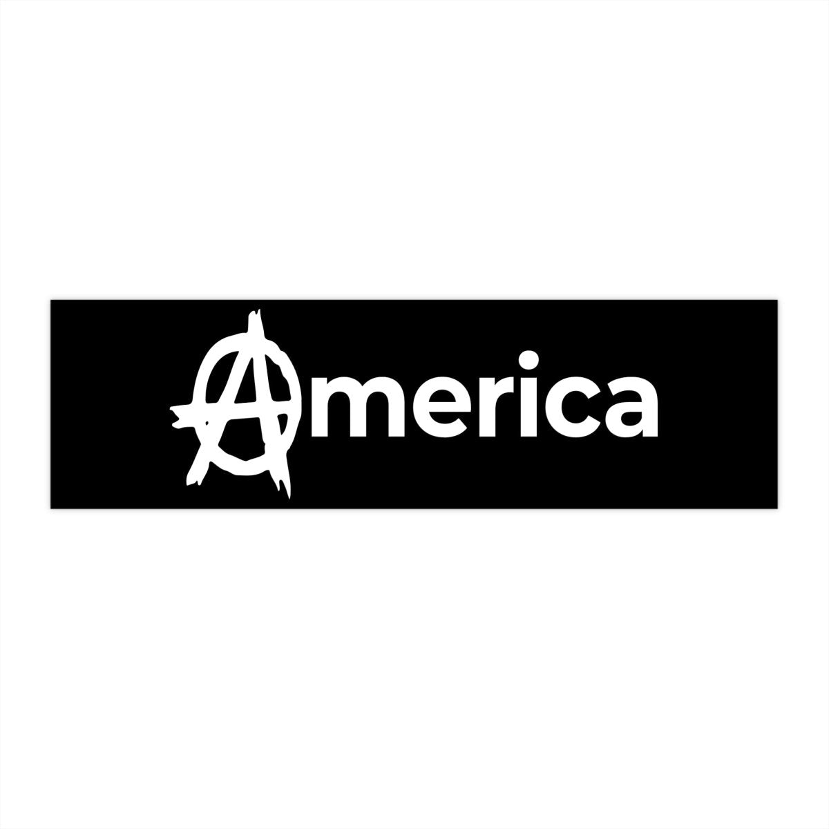 Free Oppression - Bumper Sticker - America Anarchy "A" – Bumper Sticker