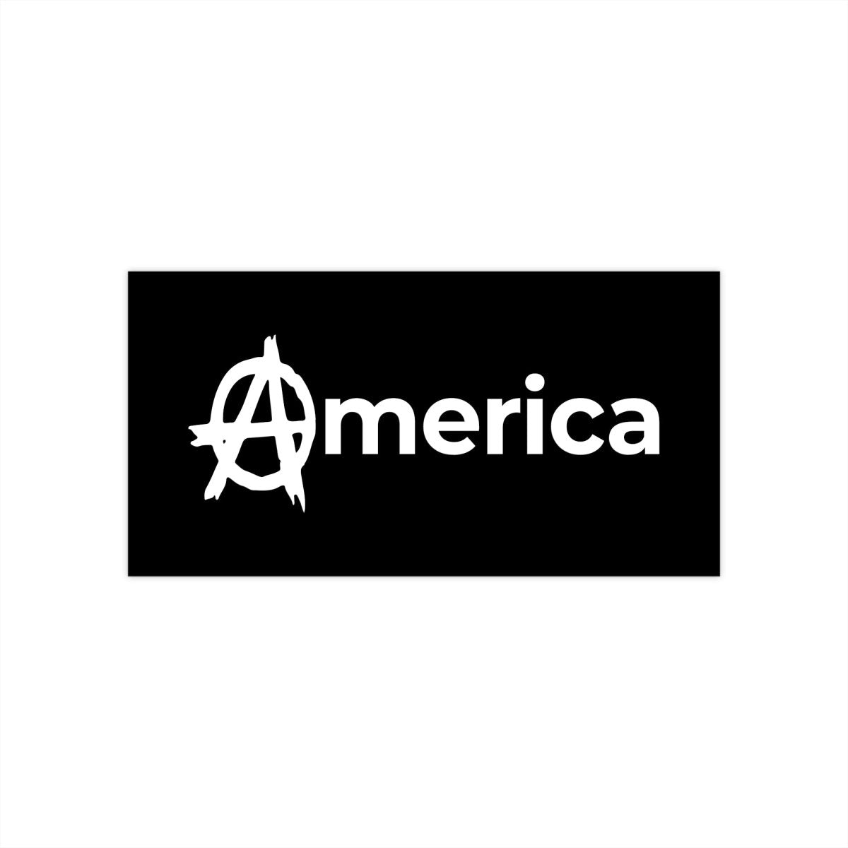 Free Oppression - Bumper Sticker - America Anarchy "A" – Bumper Sticker
