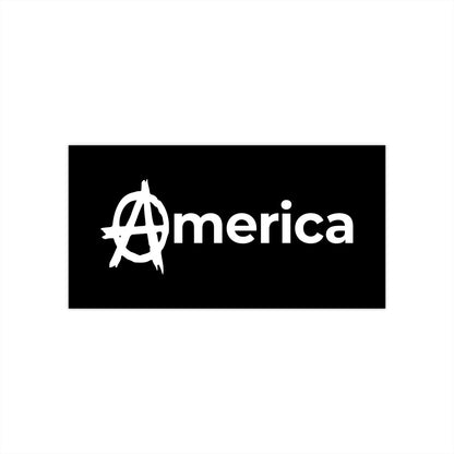 Free Oppression - Bumper Sticker - America Anarchy "A" – Bumper Sticker