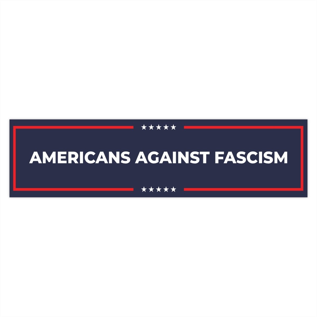 Free Oppression - Bumper Sticker - Americans Against Fascism – Bumper Sticker