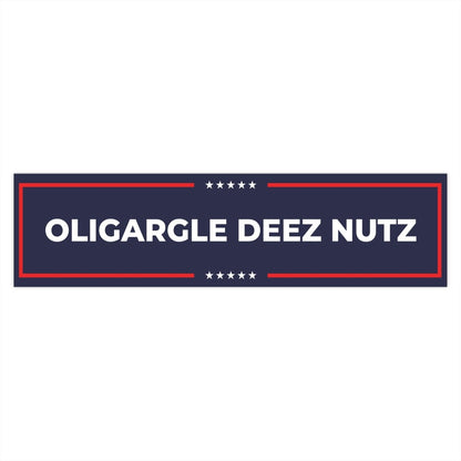 Free Oppression - Bumper Sticker - Oligargle Deez Nutz – Bumper Sticker