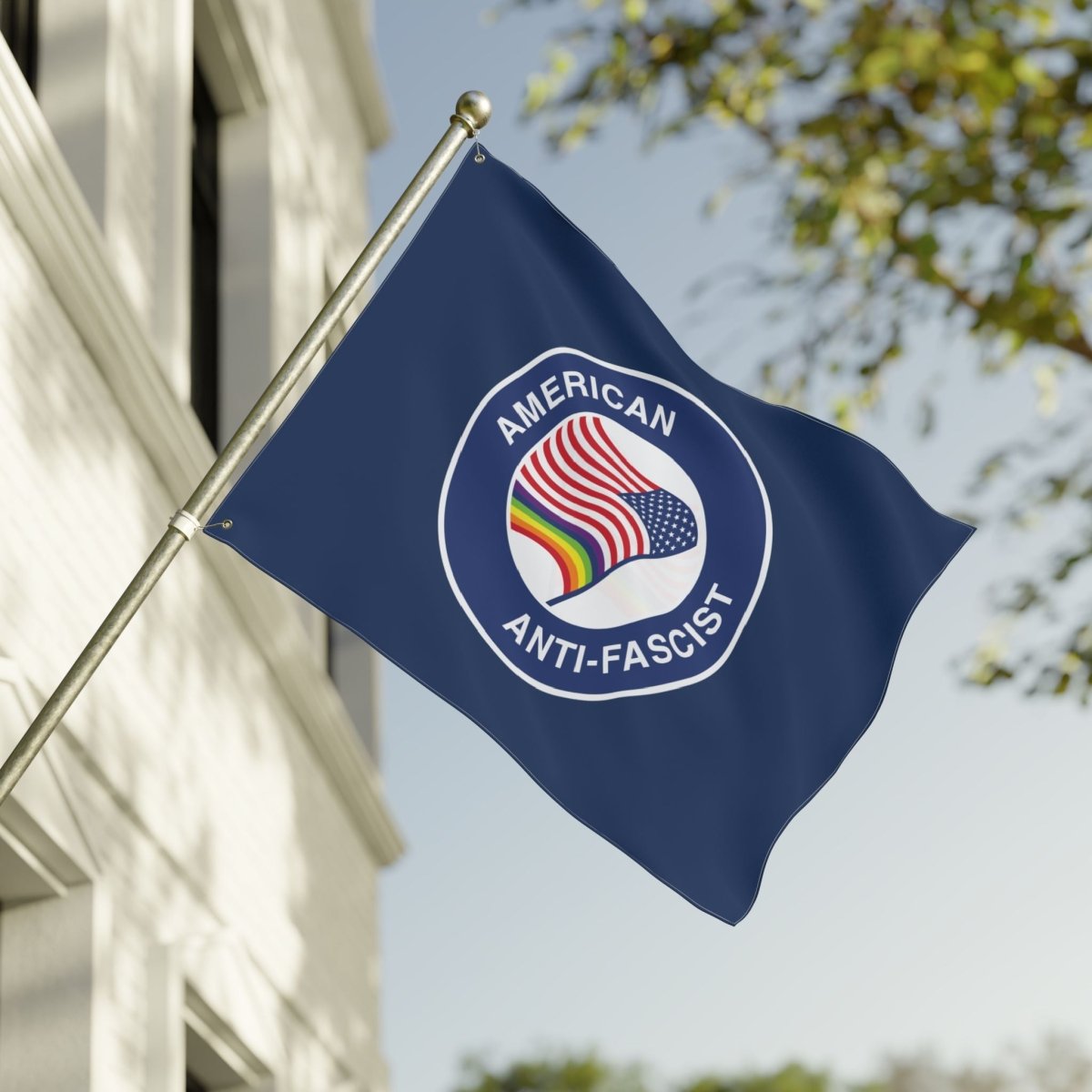 Free Oppression - Home Decor - American Anti - Fascist Double - Sided Flag – Pro - Democracy Pride Banner, Political Activist Decor for Equality & Justice