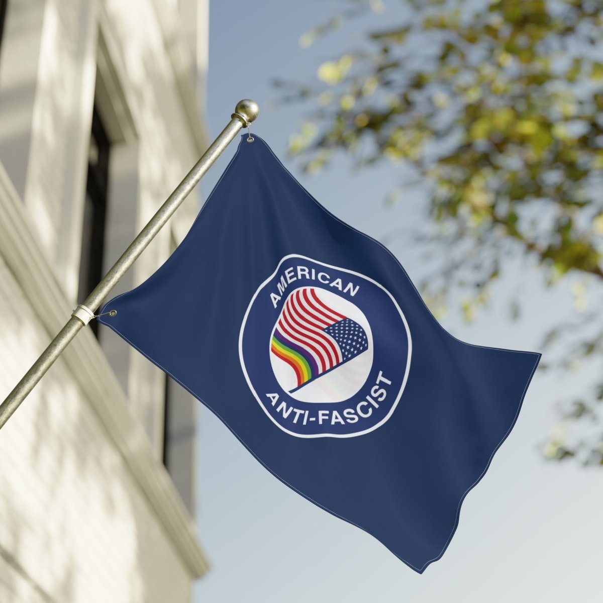 Free Oppression - Home Decor - American Anti - Fascist Double - Sided Flag – Pro - Democracy Pride Banner, Political Activist Decor for Equality & Justice