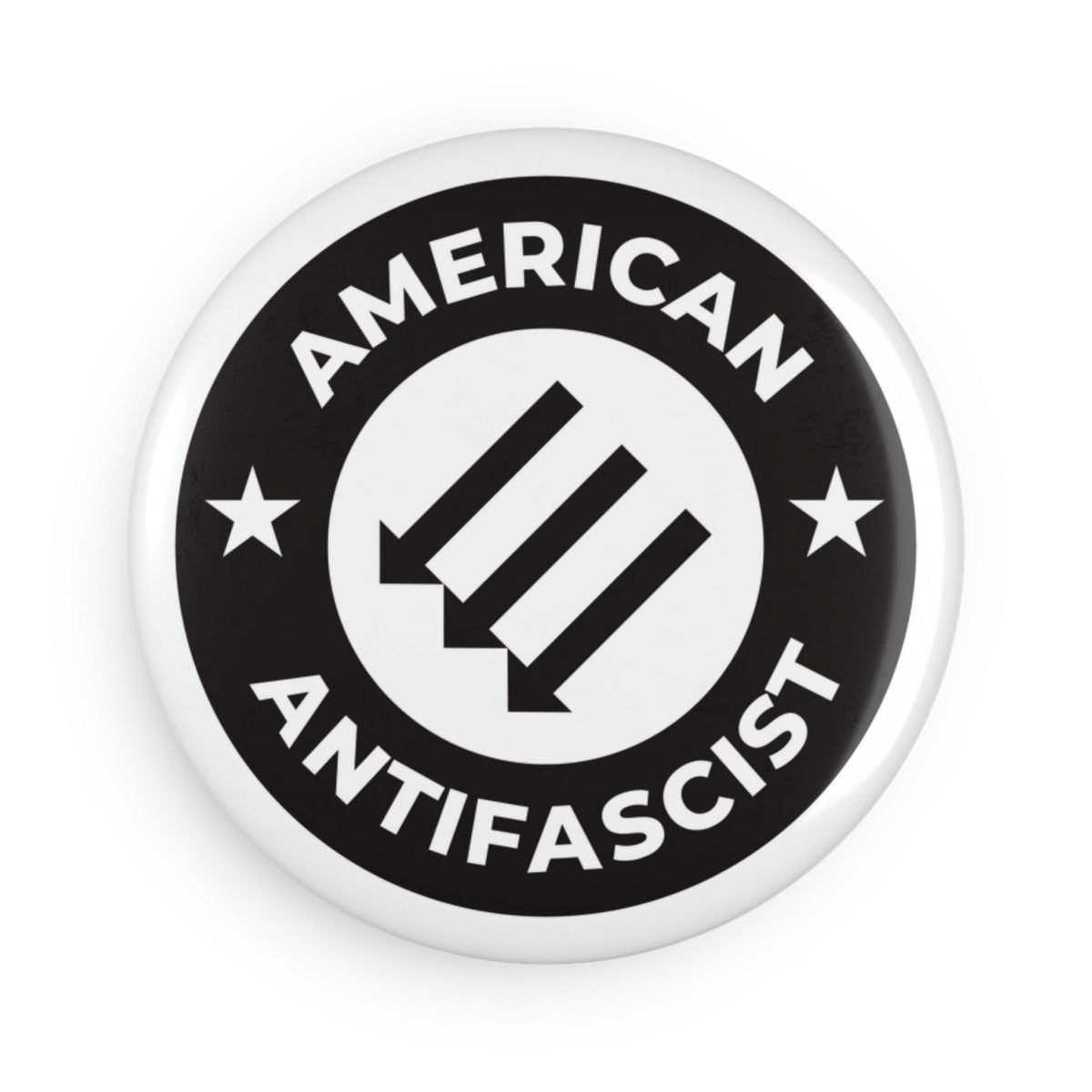Free Oppression - Home Decor - American Antifascist - Round Button Magnet - 1 & 10 pcs