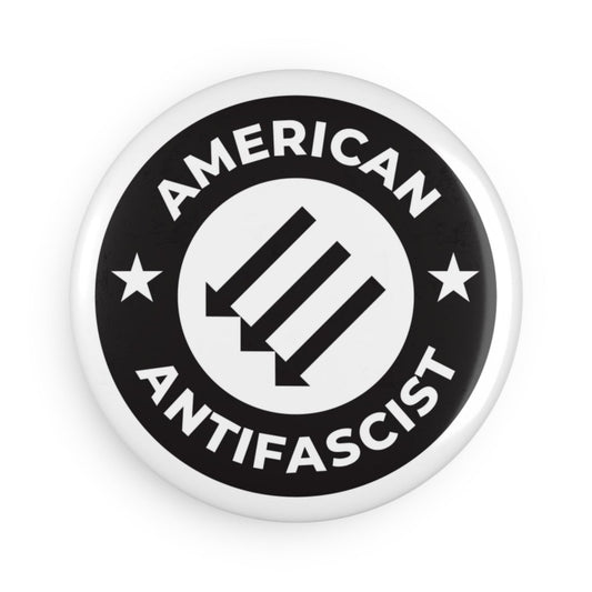 Free Oppression - Home Decor - American Antifascist - Round Button Magnet - 1 & 10 pcs