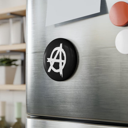 Free Oppression - Home Decor - Anarchy - Round Button Magnet