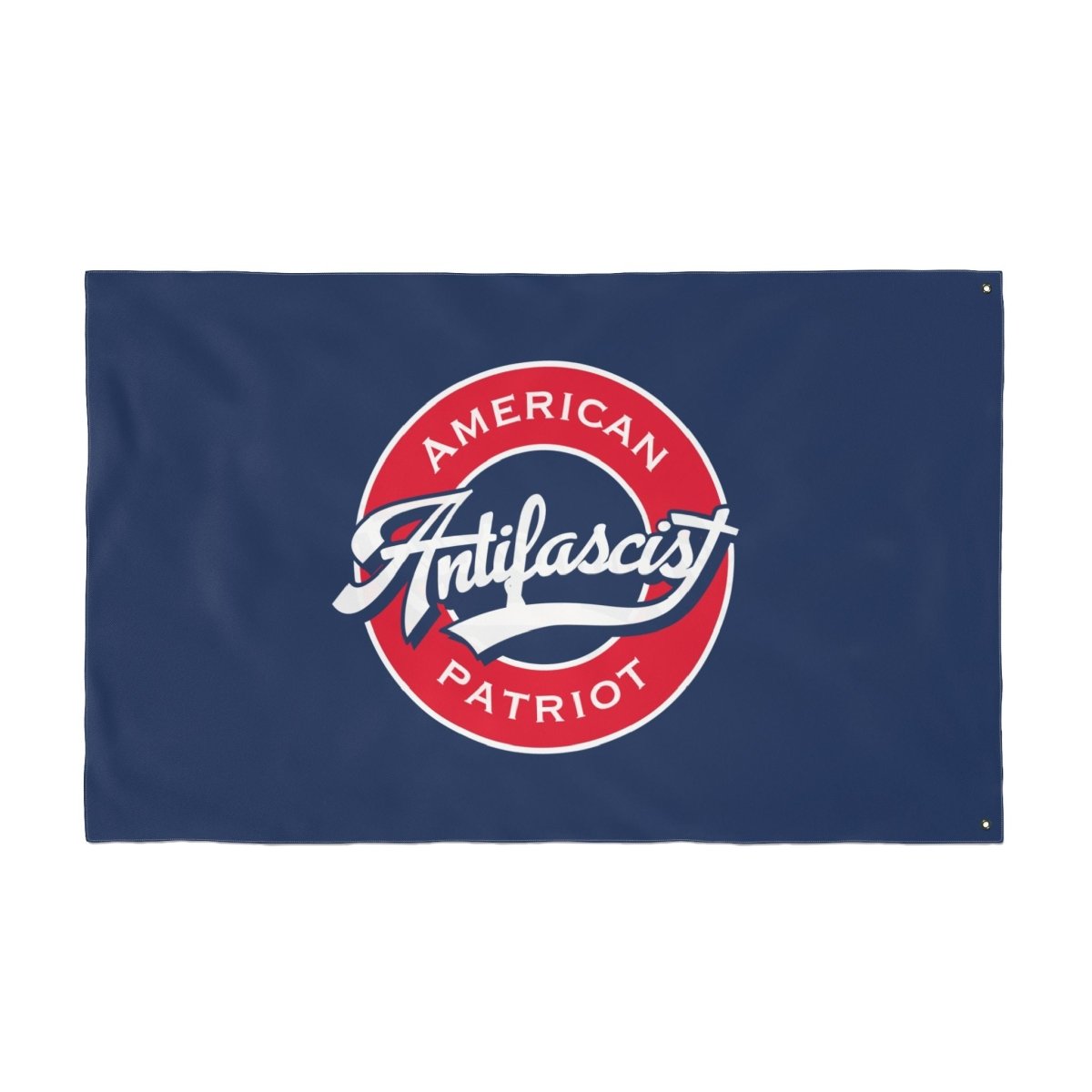 Free Oppression - Home Decor - Antifascist American Patriot - Double Sided Flag - Baseball & Pro Democracy Theme