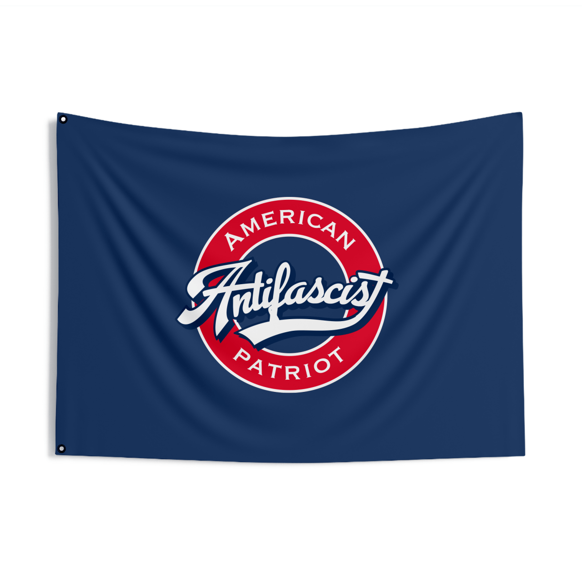 Free Oppression - Home Decor - Antifascist American Patriot - Double Sided Flag - Baseball & Pro Democracy Theme