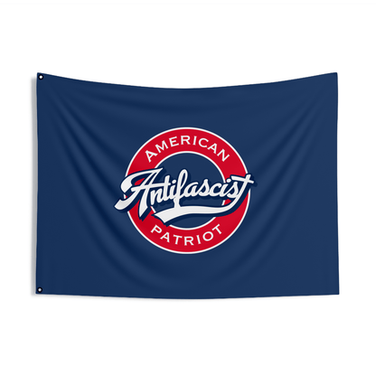 Free Oppression - Home Decor - Antifascist American Patriot - Double Sided Flag - Baseball & Pro Democracy Theme