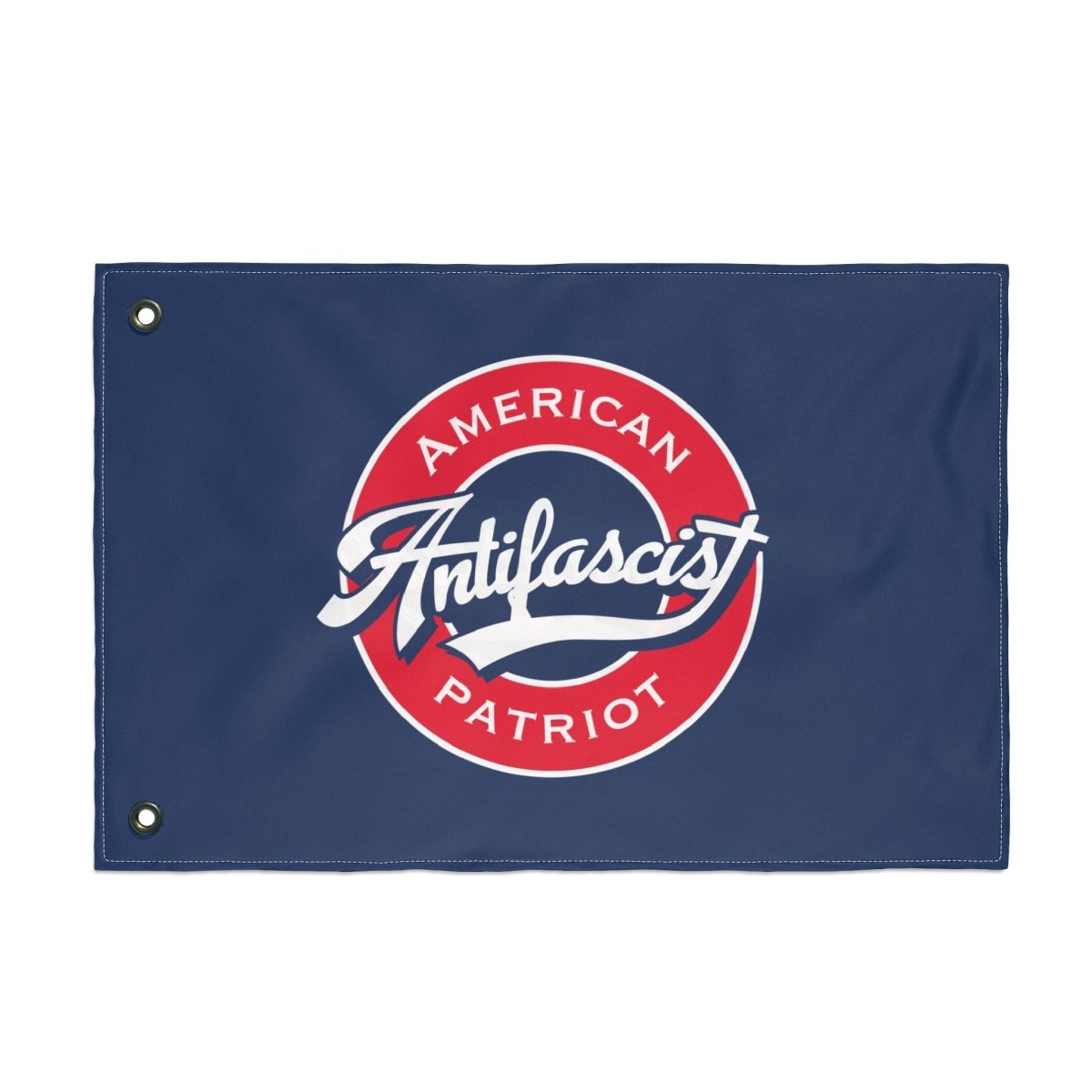 Free Oppression - Home Decor - Antifascist American Patriot - Double Sided Flag - Baseball & Pro Democracy Theme