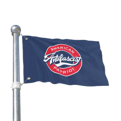 Free Oppression - Home Decor - Antifascist American Patriot - Double Sided Flag - Baseball & Pro Democracy Theme