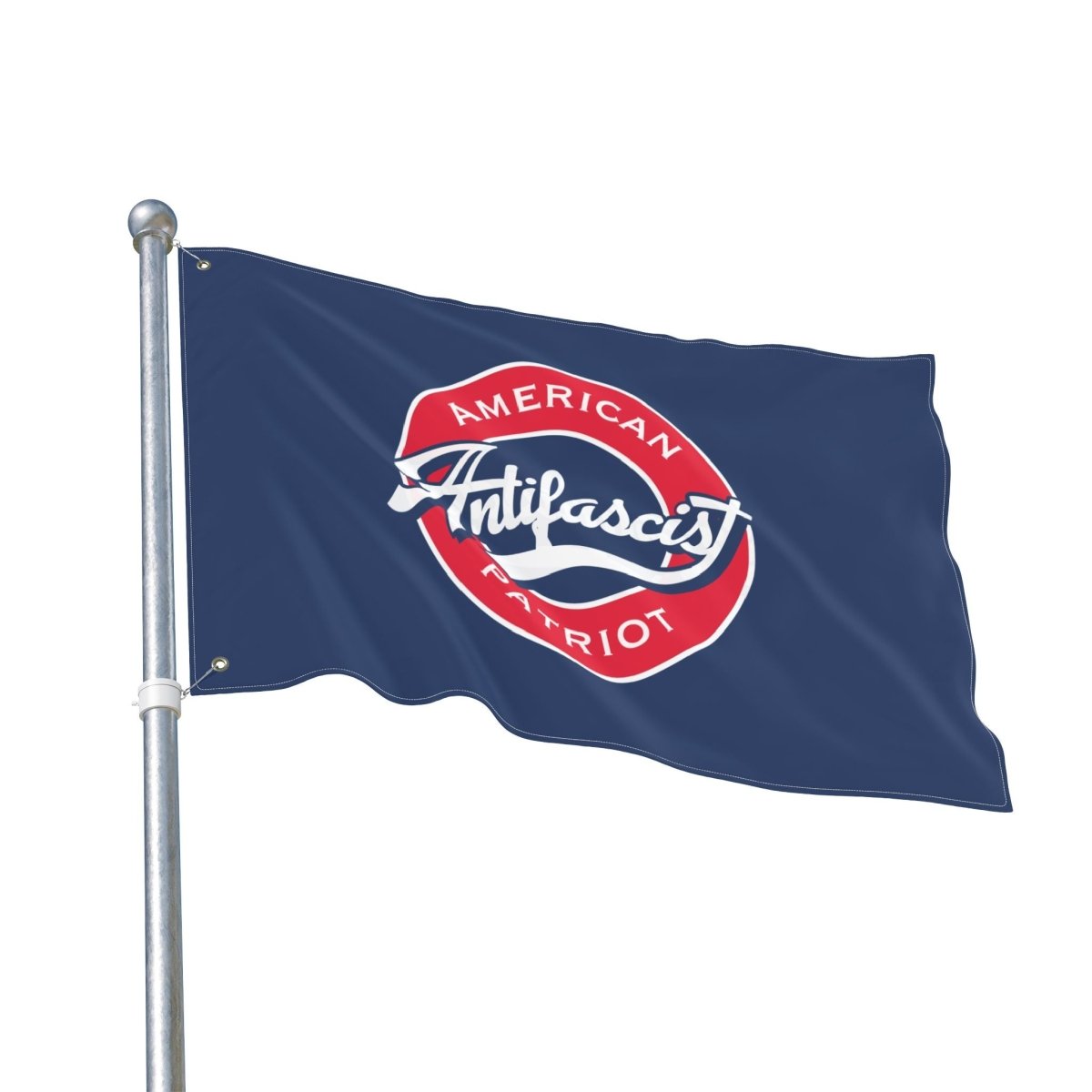 Free Oppression - Home Decor - Antifascist American Patriot - Double Sided Flag - Baseball & Pro Democracy Theme