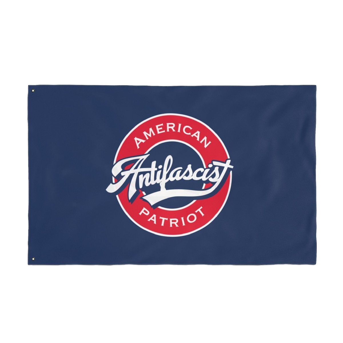 Free Oppression - Home Decor - Antifascist American Patriot - Double Sided Flag - Baseball & Pro Democracy Theme