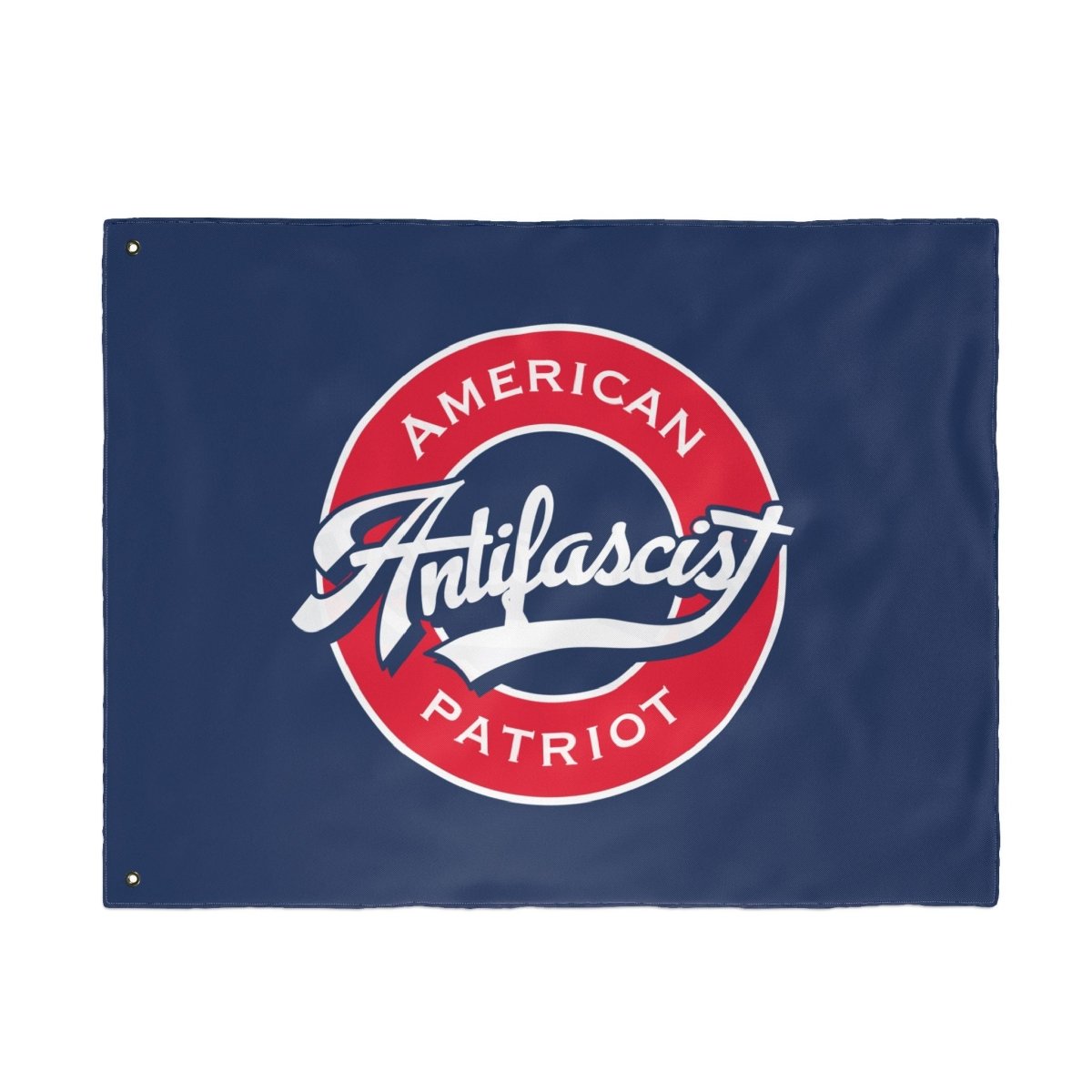 Free Oppression - Home Decor - Antifascist American Patriot - Double Sided Flag - Baseball & Pro Democracy Theme