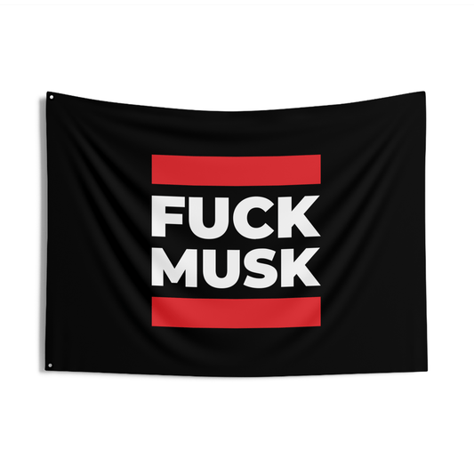 Free Oppression - Home Decor - Fuck Musk Double Sided Flag