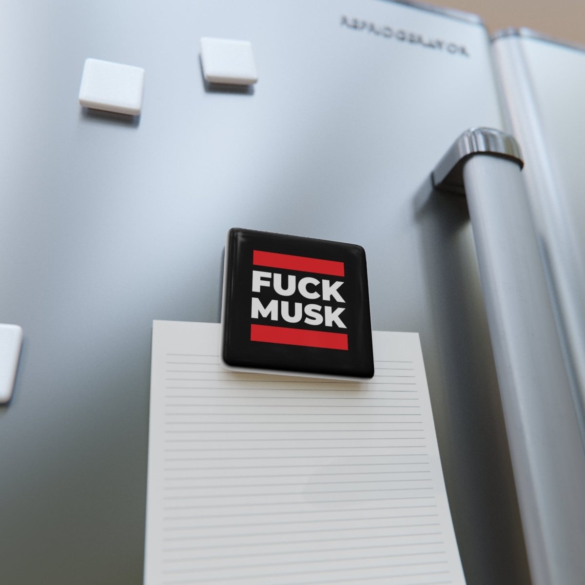 Free Oppression - Home Decor - Fuck Musk - Porcelain Magnet