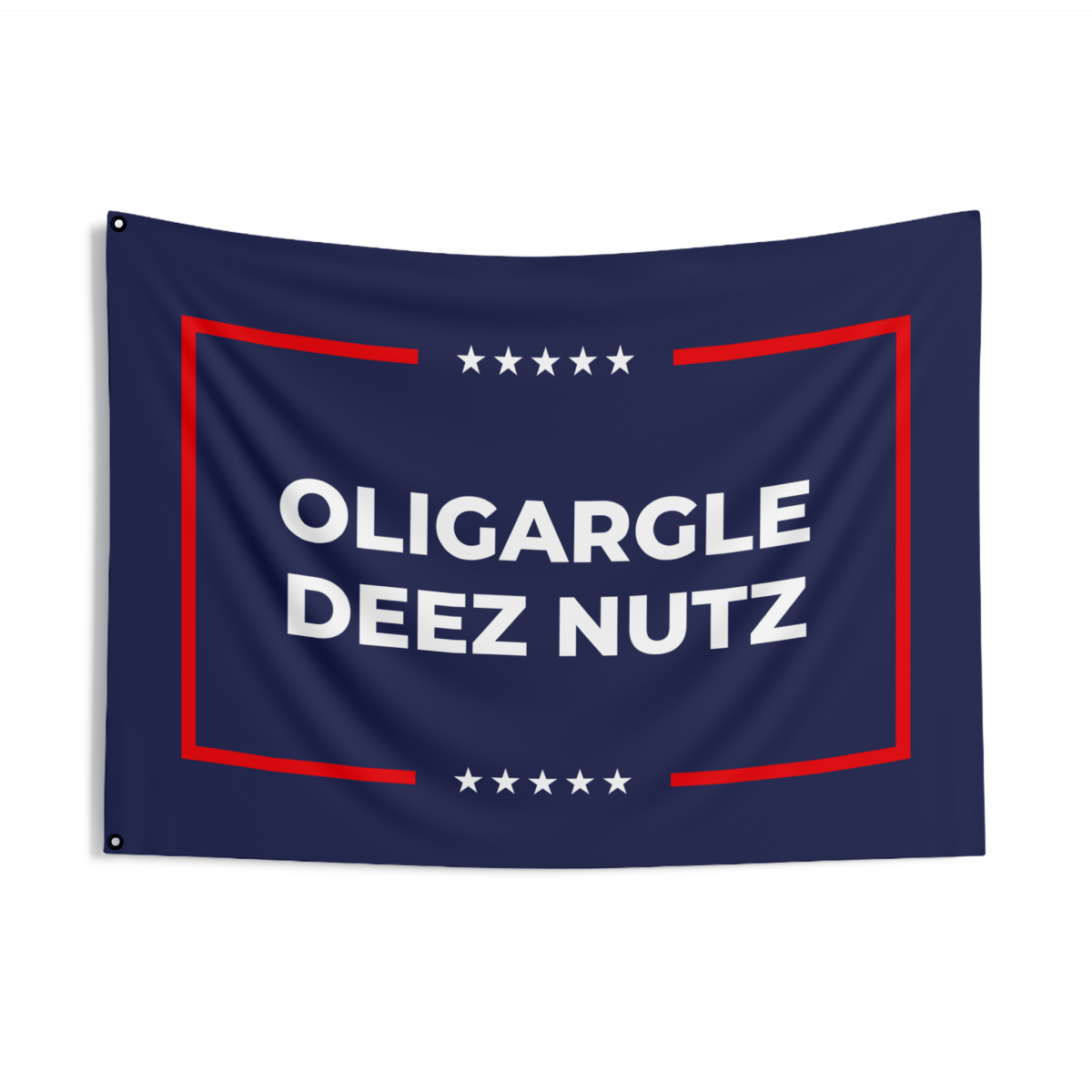 Free Oppression - Home Decor - Oligargle Deez Nutz Double Sided Flag