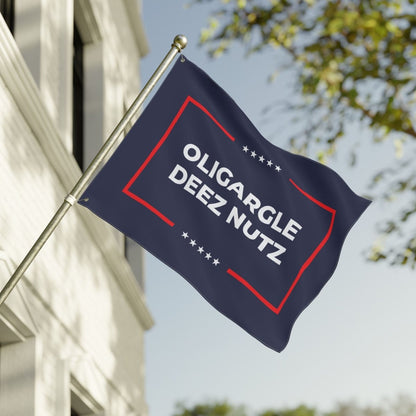 Free Oppression - Home Decor - Oligargle Deez Nutz Double Sided Flag