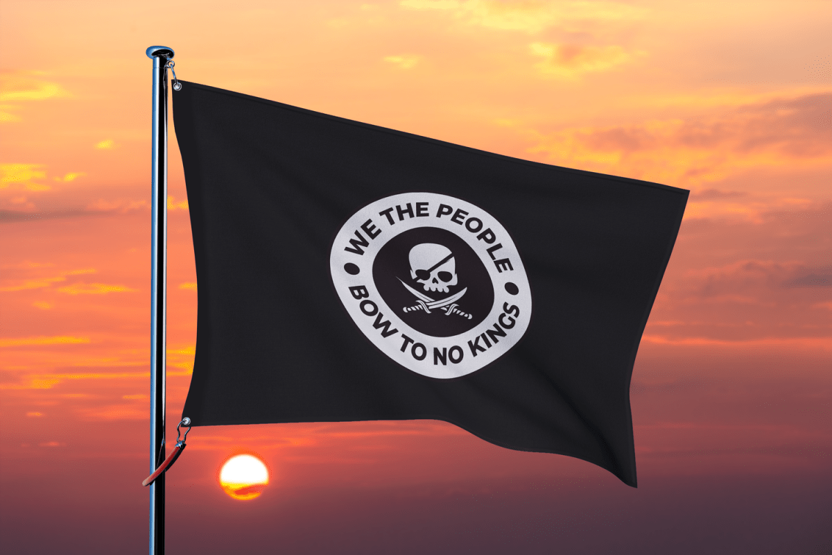 Free Oppression - Home Decor - We The People Bow To No Kings Double Sided Flag