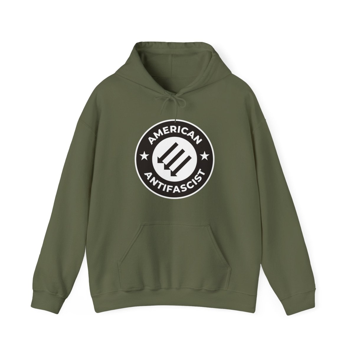 Free Oppression - Hoodie - American Antifascist – Three Arrows Iron Front Hoodie