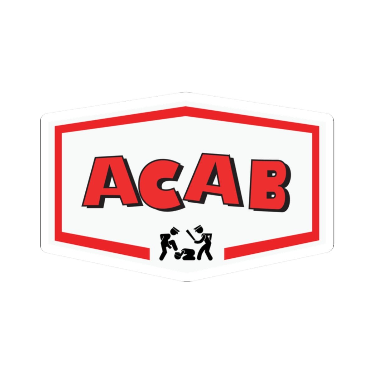 Free Oppression - Kiss - Cut Sticker - ACAB – Kiss - Cut Sticker