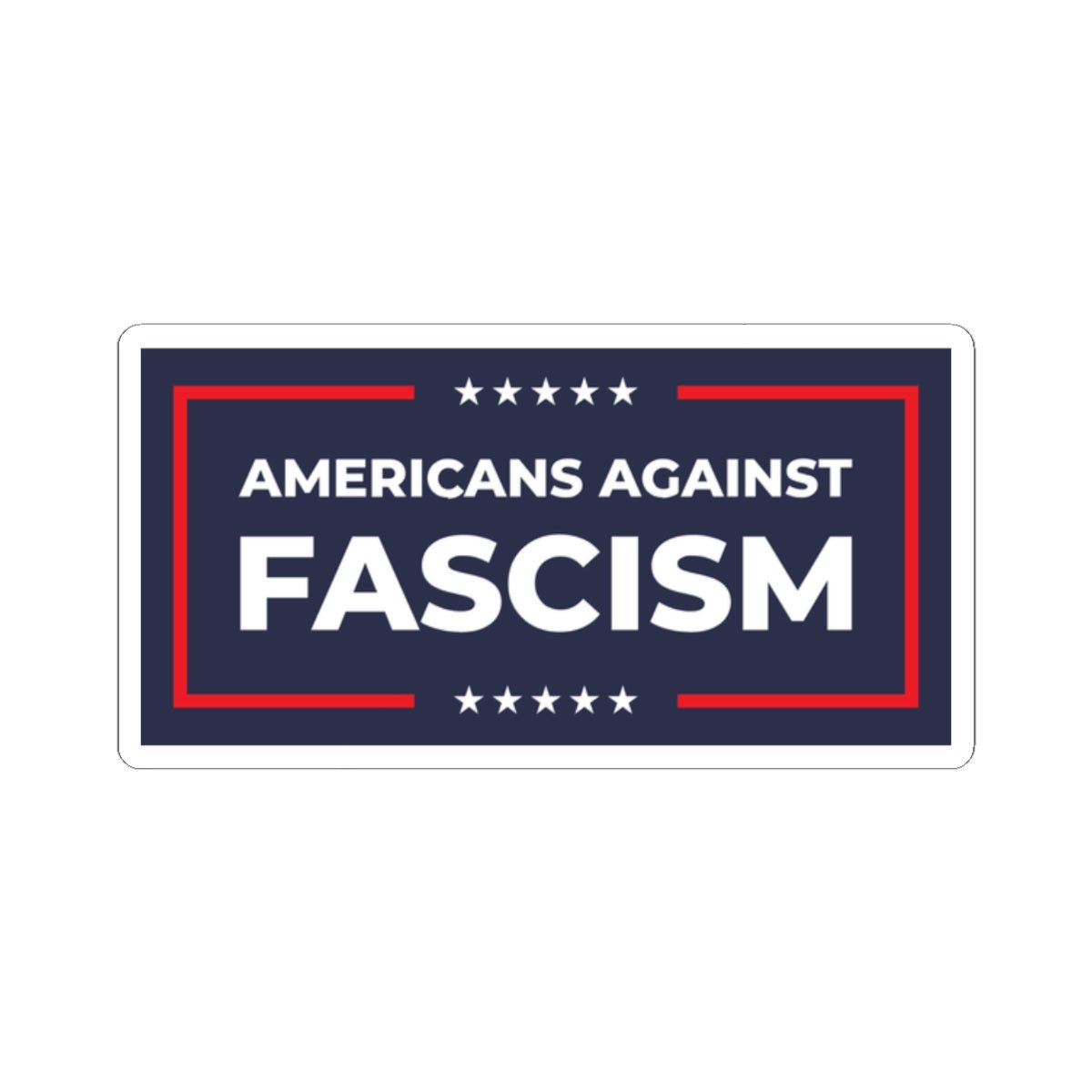 Free Oppression - Kiss - Cut Sticker - Americans Against Fascism – Kiss - Cut Sticker
