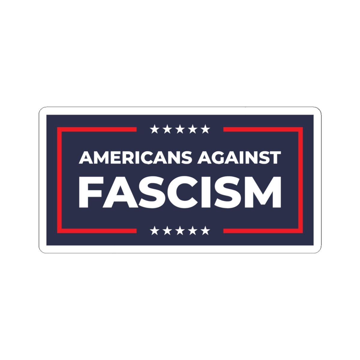Free Oppression - Kiss - Cut Sticker - Americans Against Fascism – Kiss - Cut Sticker