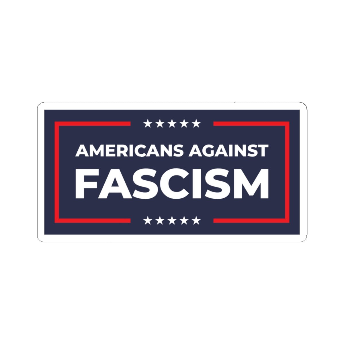 Free Oppression - Kiss - Cut Sticker - Americans Against Fascism – Kiss - Cut Sticker