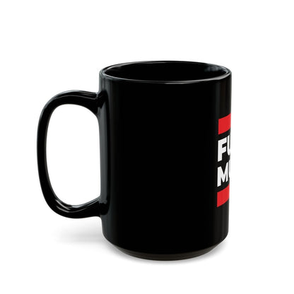 Free Oppression - Mug - Fuck Musk - Black Ceramic Mug - Bold Anti - Billionaire Protest Cup