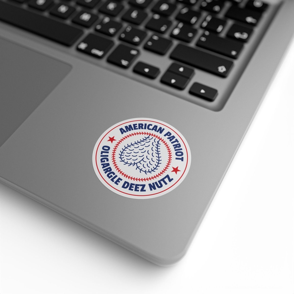 Free Oppression - Paper products - American Patriot Oligargle Deez Nutz - Round Sticker Roll